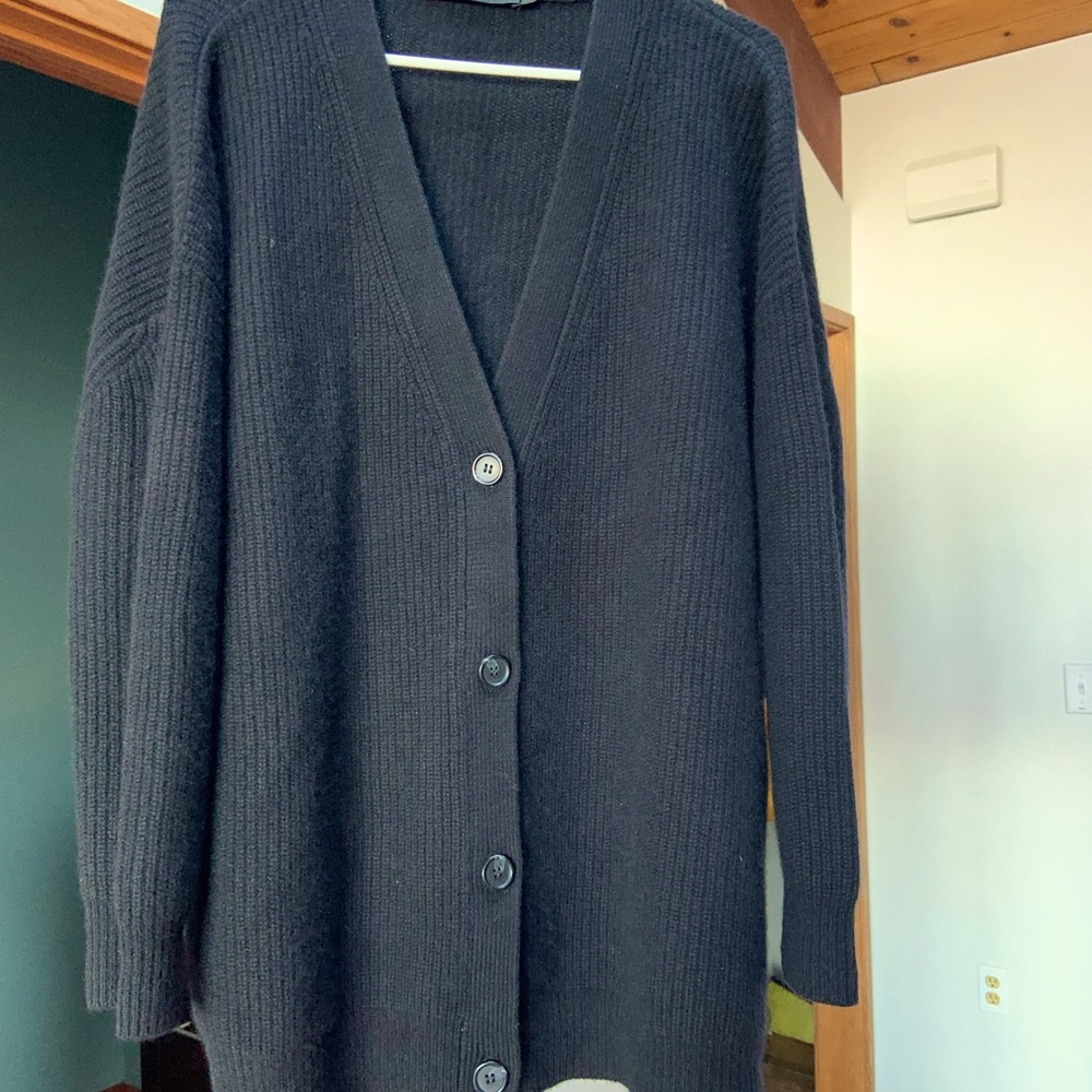 Jenni Kanye cashmere cocoon sweater.
